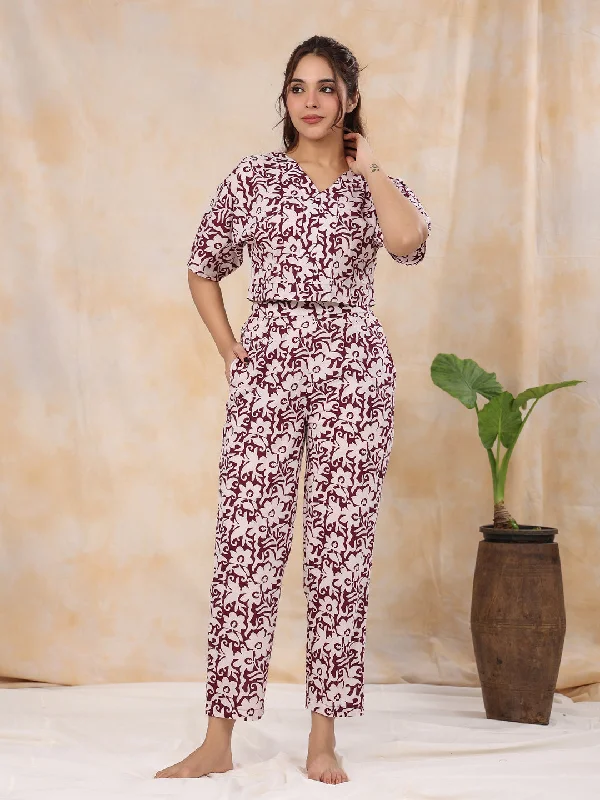 Women Pure Cotton Night Suit