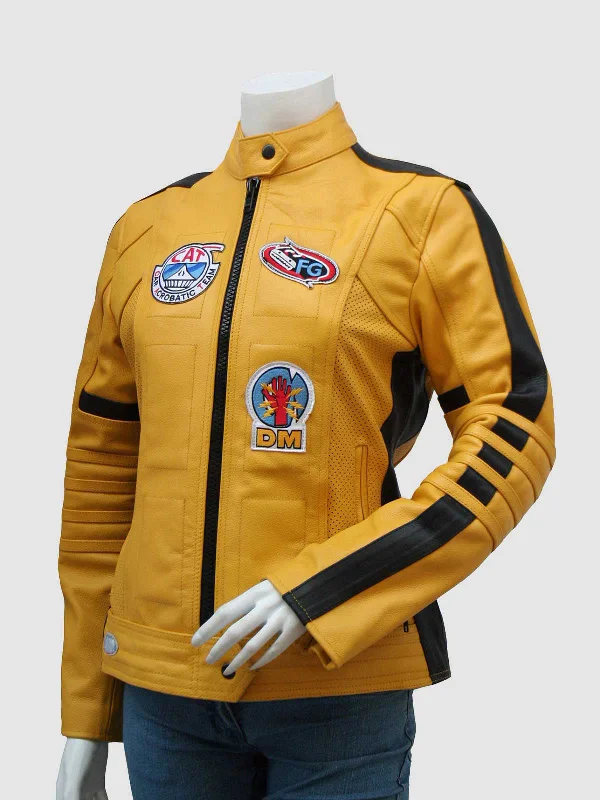 Yellow Motorcycle Jacket