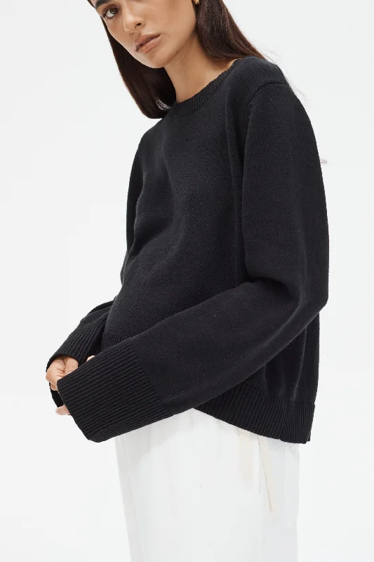 Slouchy Knit Crop - FINAL SALE