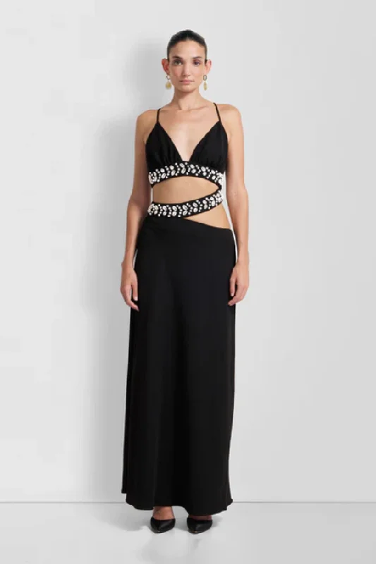 La Playa Maxi Dress Noir