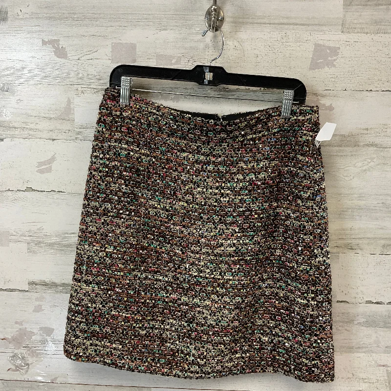 Skirt Mini & Short By Ann Taylor In Brown, Size: 10