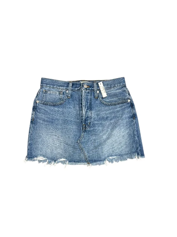 Skirt Mini & Short By Madewell In Blue Denim, Size: 26