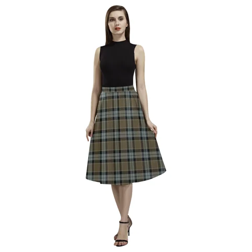 Graham of Menteith Weathered Tartan Aoede Crepe Skirt