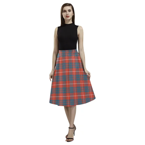 Hamilton Ancient Tartan Aoede Crepe Skirt