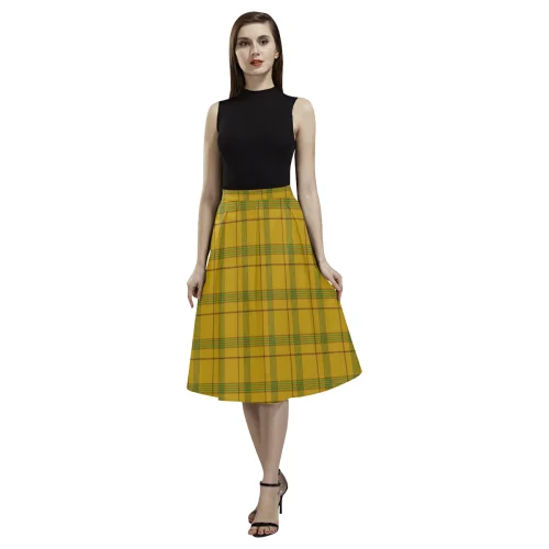 Houston Tartan Aoede Crepe Skirt