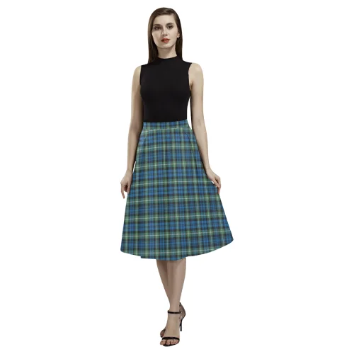 Lamont Ancient Tartan Aoede Crepe Skirt