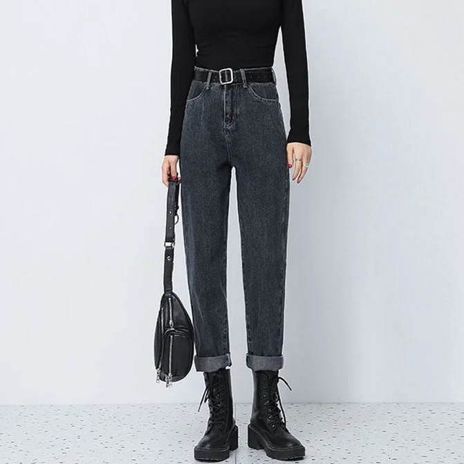 NiDELL: Women’s Elegant Jeans long pants for Winter