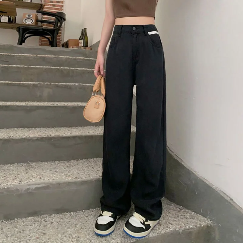 NiDELL: Women’s Vintage Jeans Long Pants For Autumn