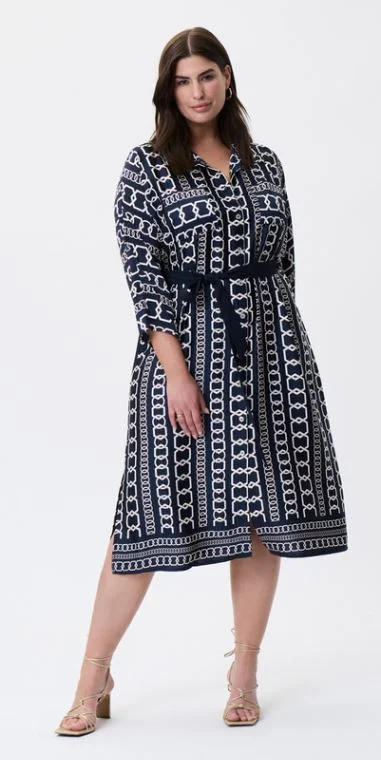 Joseph Ribkoff Printed Shirt Dress Style 231288