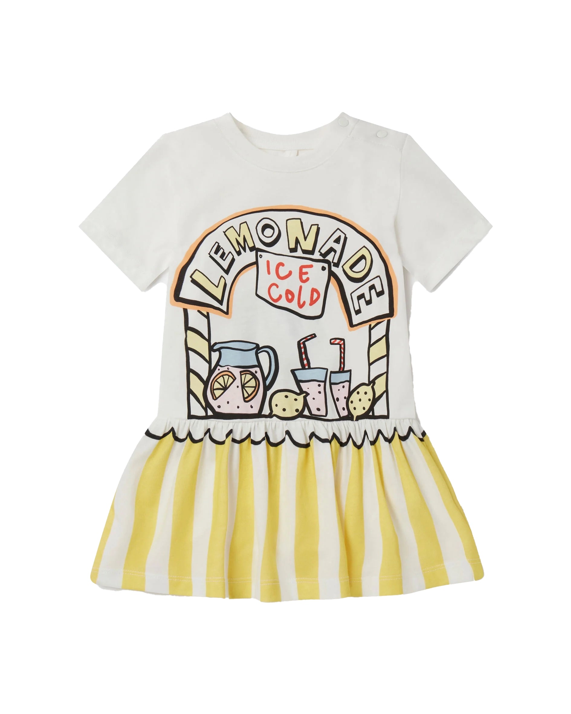 STELLA MCCARTNEY KIDS Baby Organic Cotton Lemonade Stand T-Shirt Dress